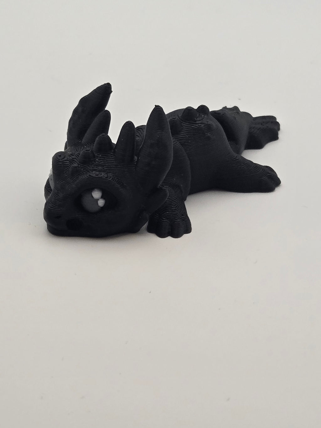 Mini Black Dragon Keychain