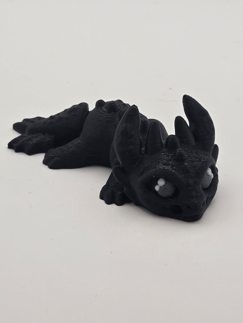 Mini Black Dragon Keychain