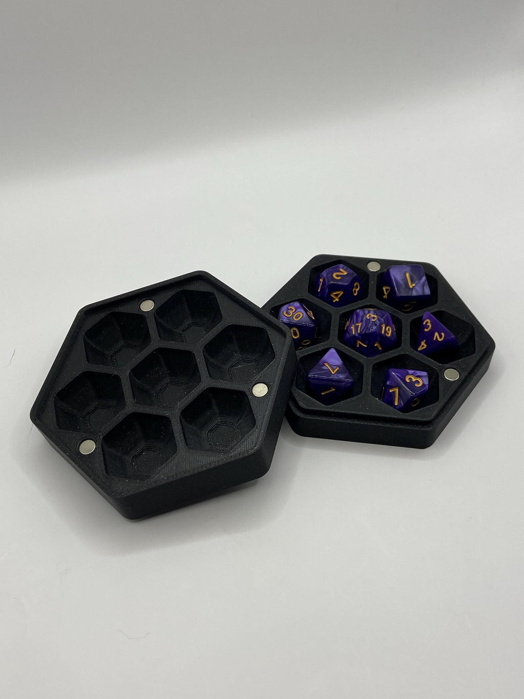 Hex Shaped Dice Holder
