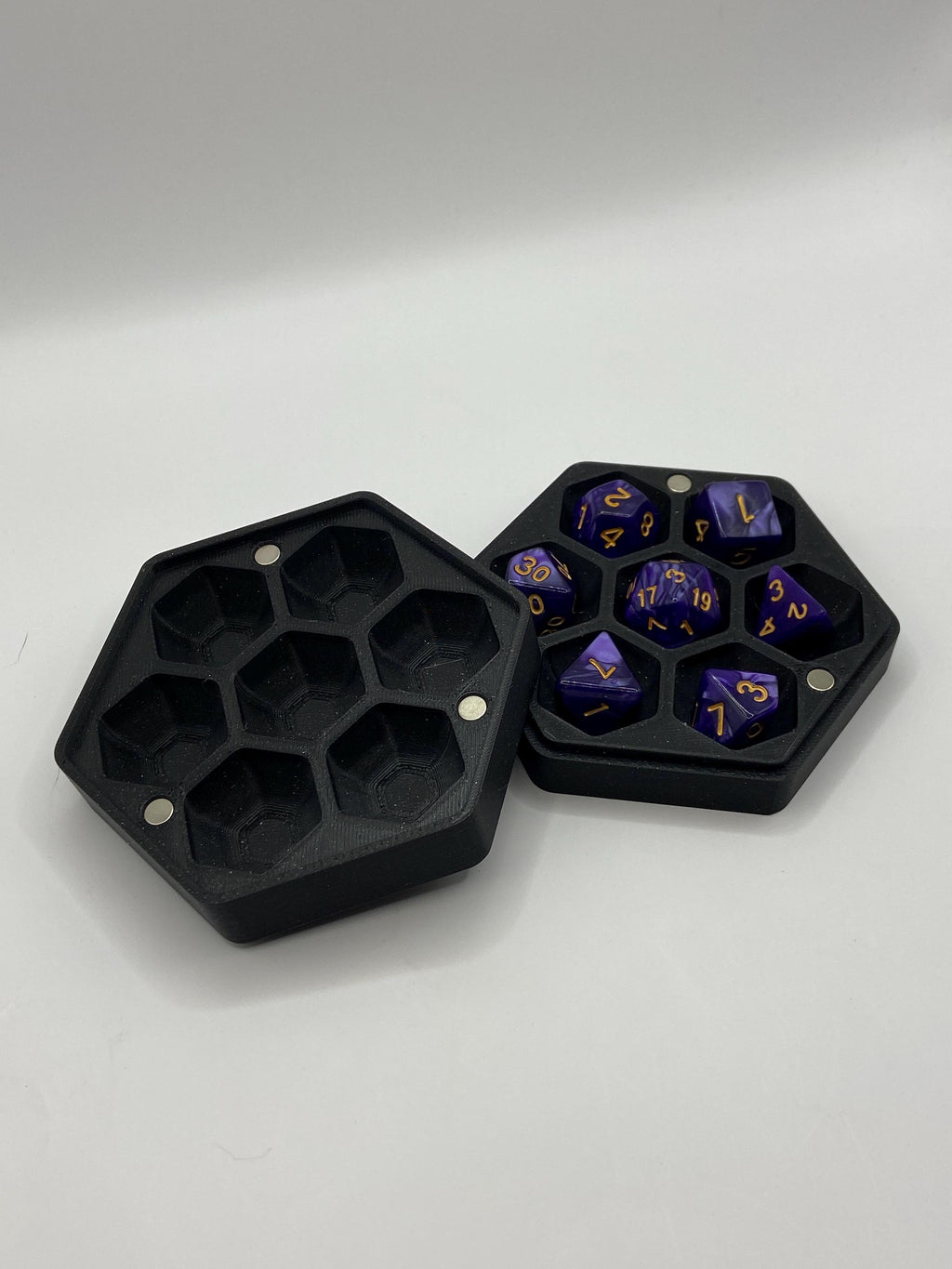 Hex Shaped Dice Holder